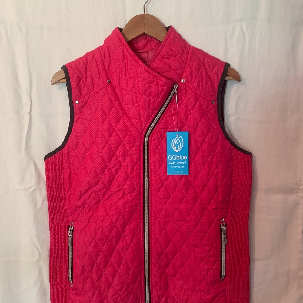 NWT Women's GG Blue Vest